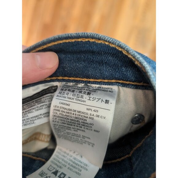 Levi's Men's 511 Slim Fit Jeans, Dark Blue, W 36 x L 32. VGC - Picture 5 of 10